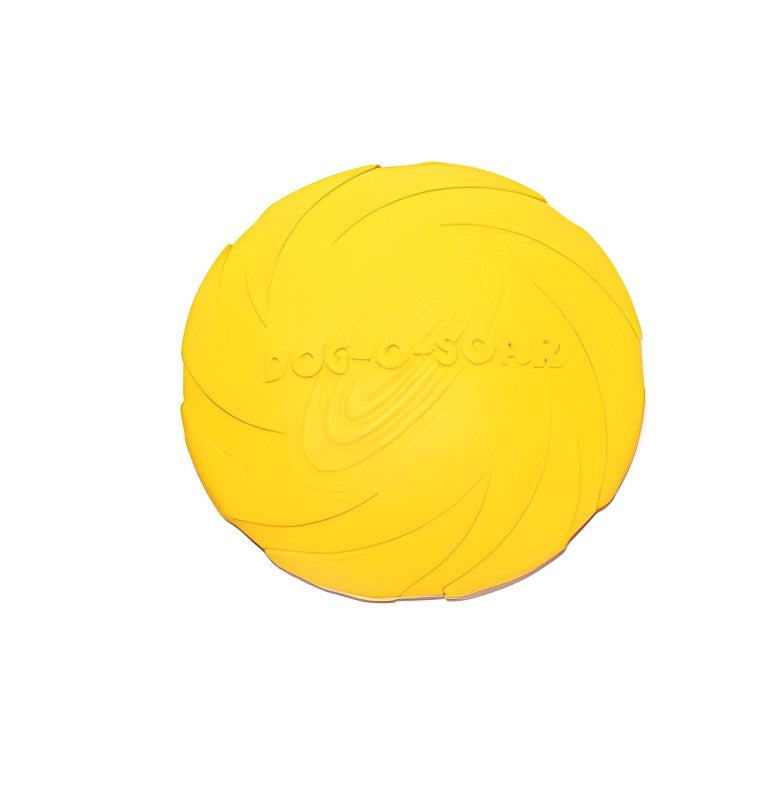 Hundefrisbee in Gelb