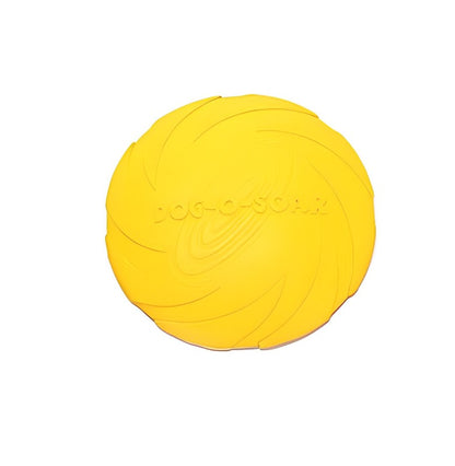 Hundefrisbee in Gelb