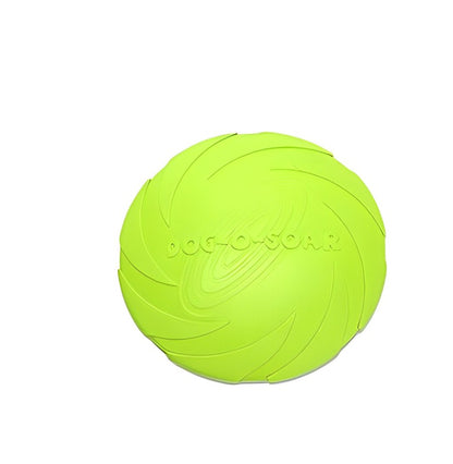 Hundefrisbee in Grün