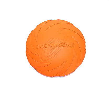 Hundefrisbee in Orange